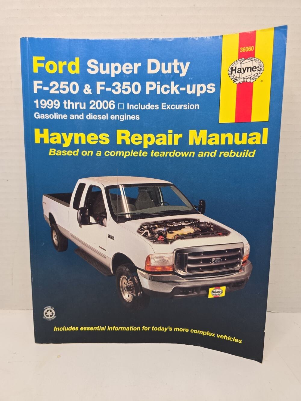 Haynes Repair Manual 1999-2006 Ford Super Duty F-250 F-350 Pickups & Excursions